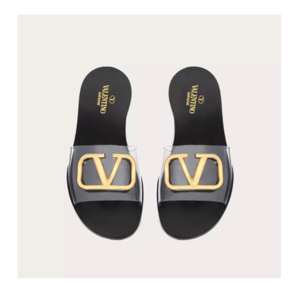 ♥️SOLD♥️VALENTINO GARAVANI Vlogo Slide Sandal